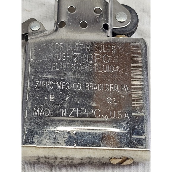 Gold and Sterling Silver Zippo Lighter Turquoise Inlay Limited Edition 44 of 500 - Picture 9 of 11